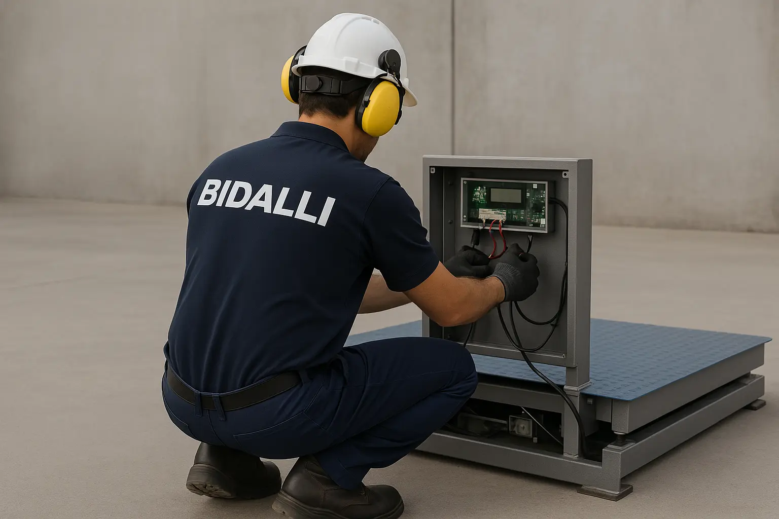 Báscula metálica modular