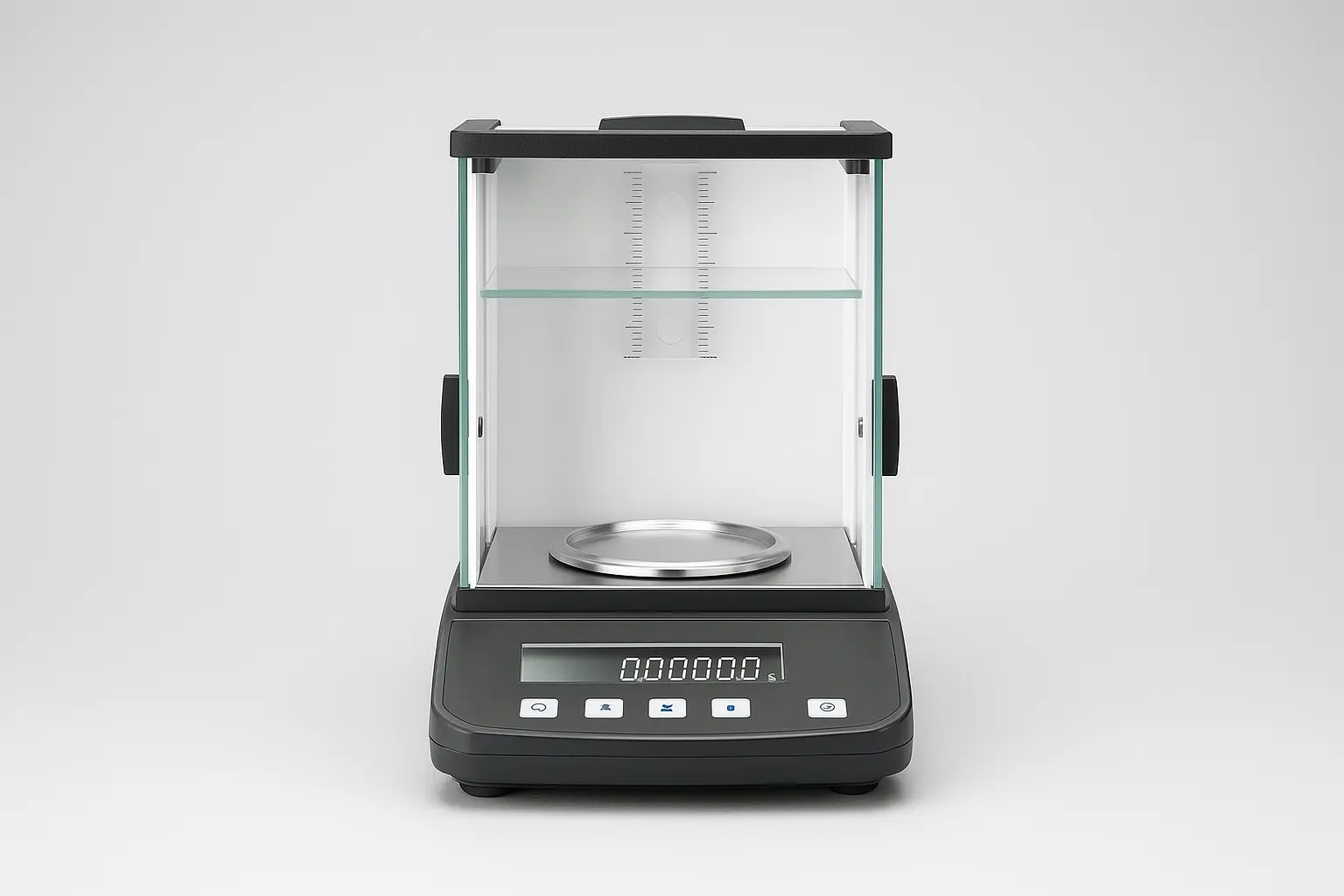 Microbalanza en laboratorio farmacéutico